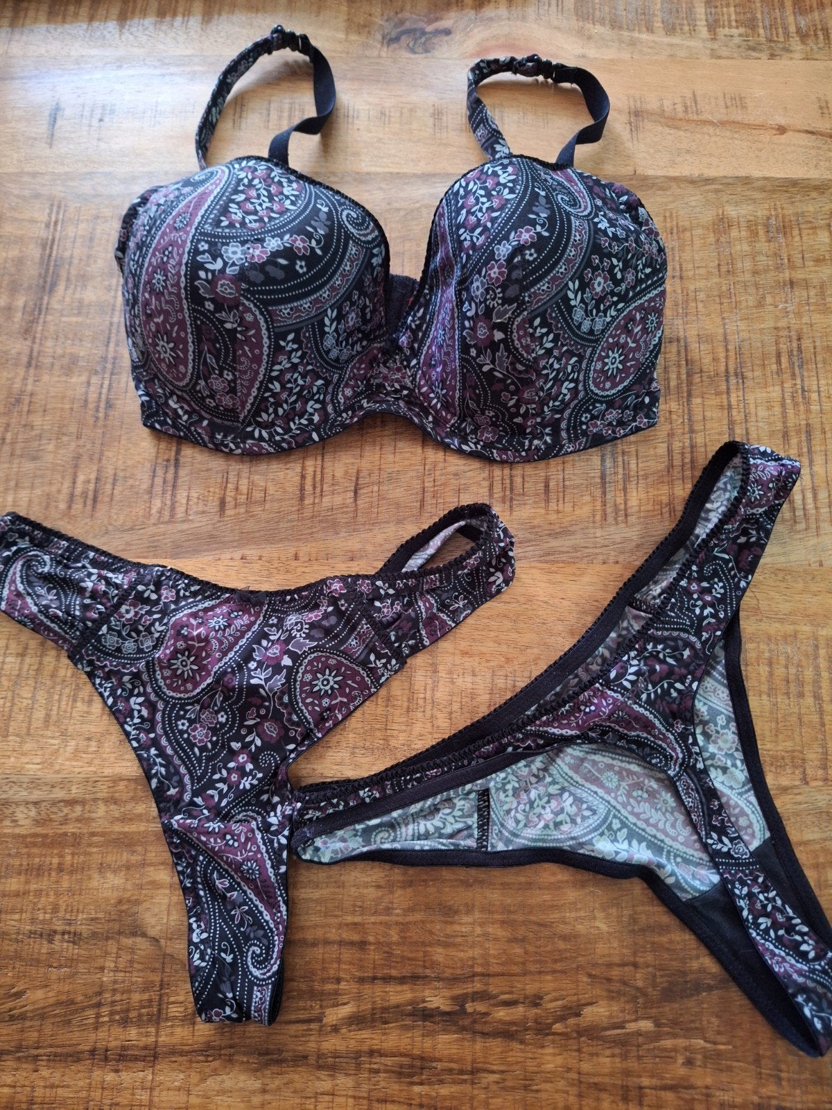 Esprit BH en String Setje - Paisley Patroon, Esprit, Ophalen of Verzenden, Meerkleurig, Setje