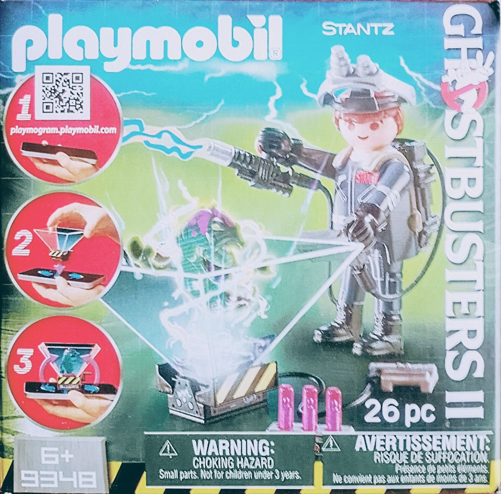 Ghostbusters II Raymond Stantz 9348, Kinderen en Baby's, Ophalen of Verzenden, Gebruikt, Complete set