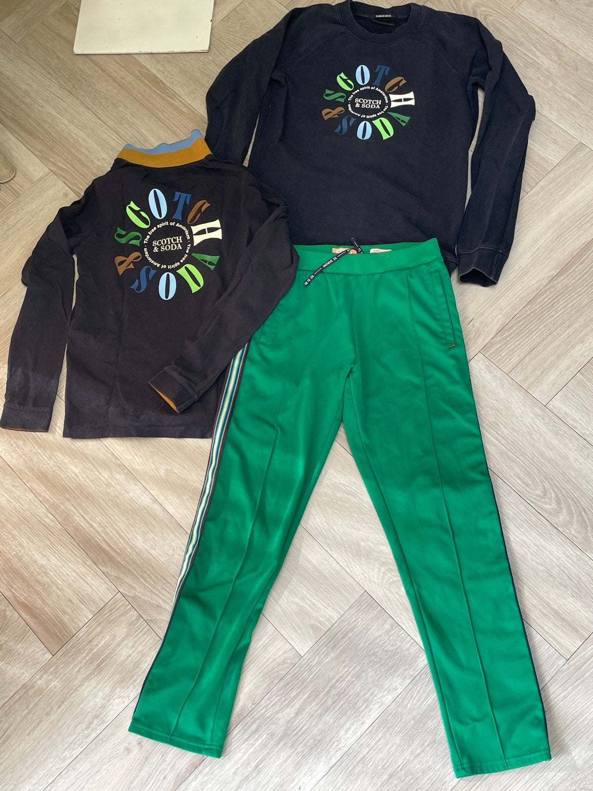 Scotch & Soda Jongens Set Maat 14: Trainingsbroek, Sweater,, Ophalen of Verzenden, Gebruikt, Jongen, Setje