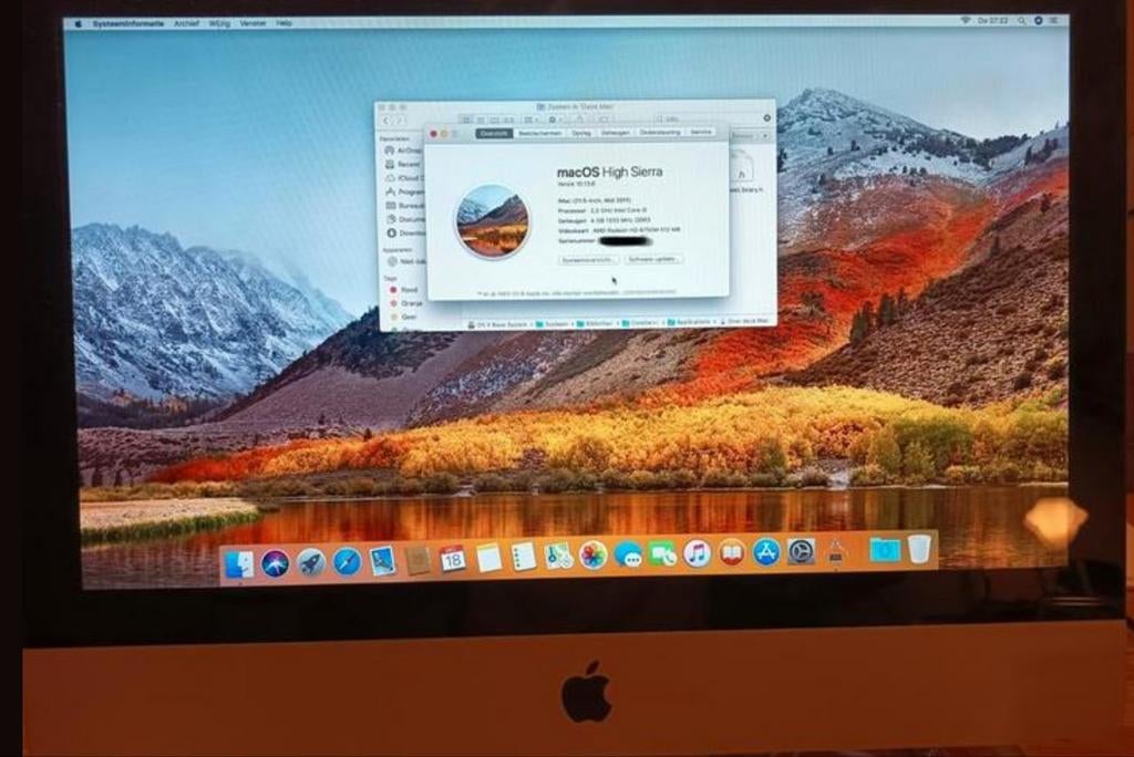 iMac 21.5-inch, Mid 2011, macOS High Sierra, Computers en Software, Apple Desktops, Ophalen