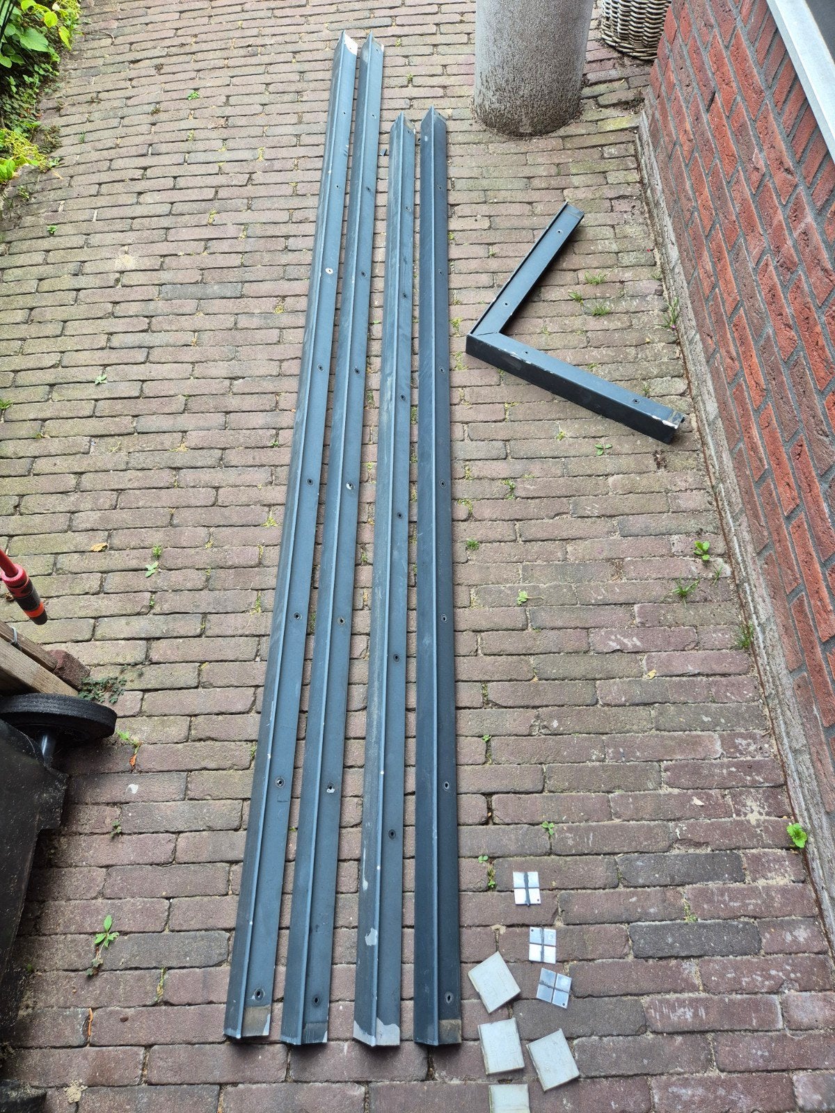 Alluminium daktrim EDPM dakbedekking afwerking, Ophalen, Gebruikt