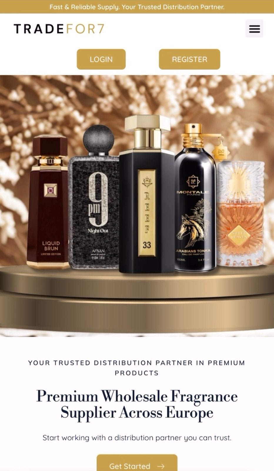 Parfum Groothandel - Merkparfums voor Winkels | Tradefor7, Verzenden, Nieuw