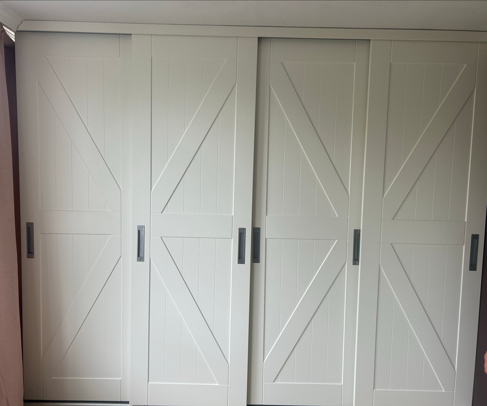 Schuifdeurkast op maat - 295 cm breed, 240 cm hoog, Huis en Inrichting, Kasten | Kledingkasten, Ophalen, Gebruikt, 200 cm of meer