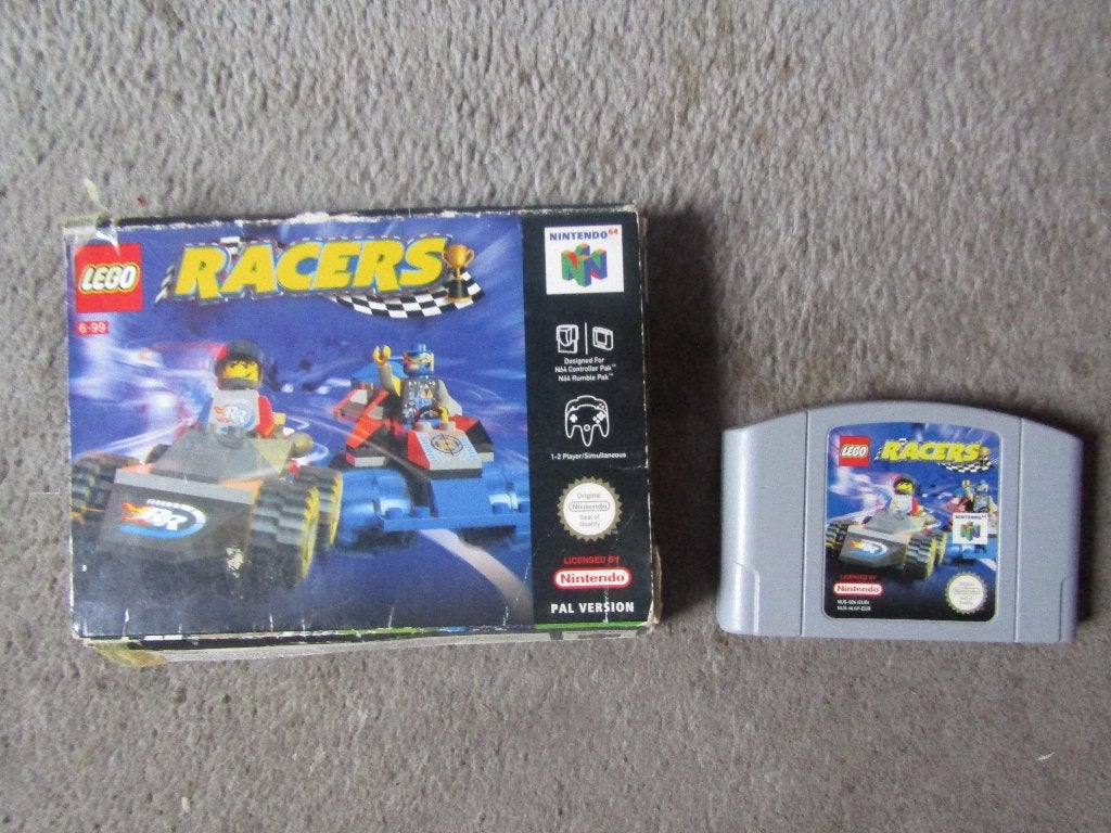 Nintendo 64 spel: Lego racer met doos., Gebruikt, 1 speler, Racen en Vliegen, Ophalen of Verzenden