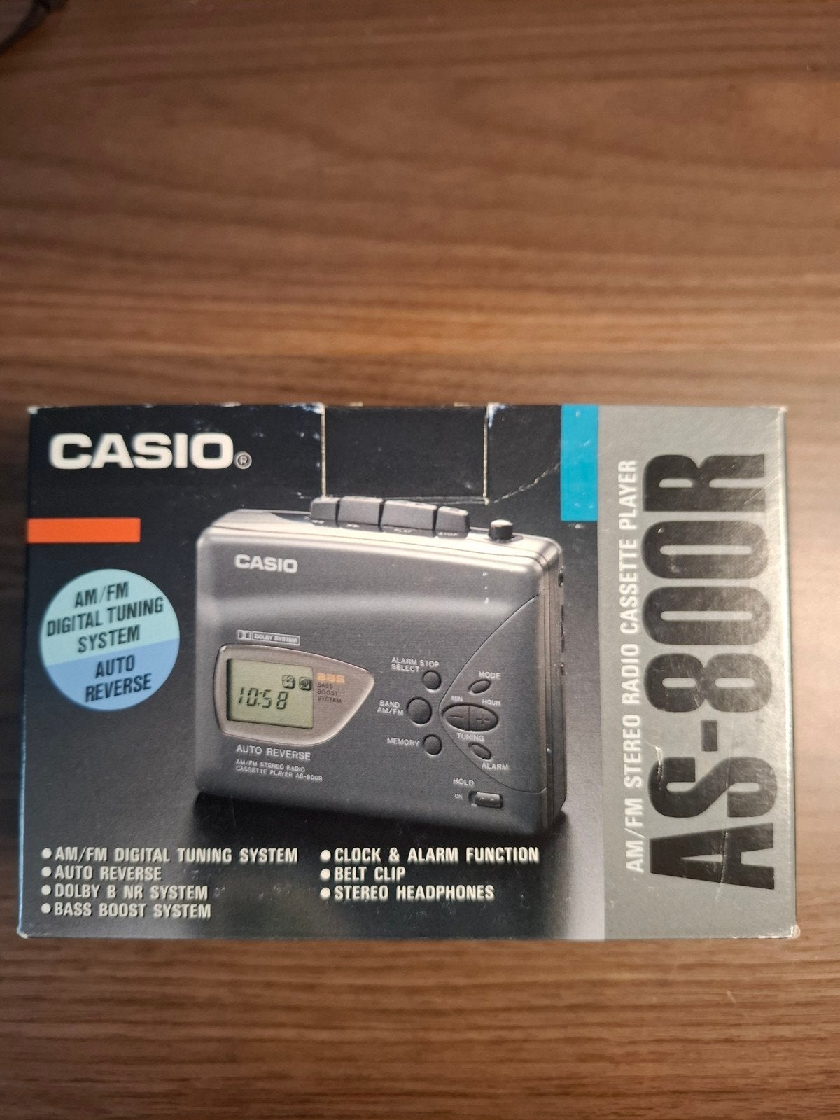 Casio AS-800R Walkman met AM/FM Radio en Dolby B NR, Ophalen of Verzenden
