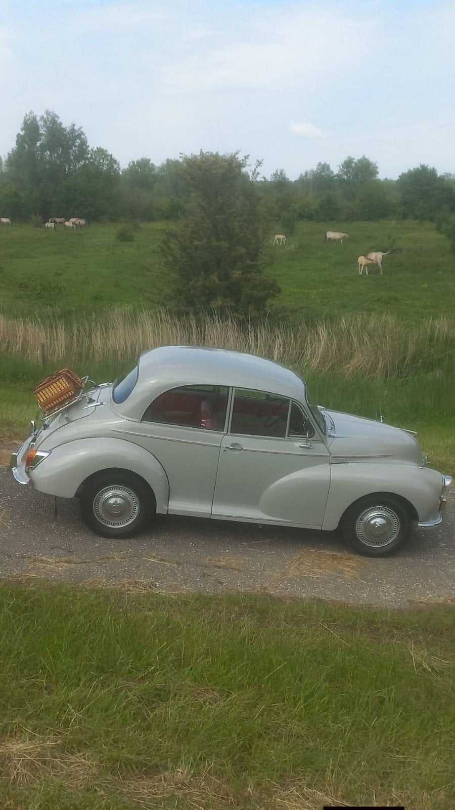 Morris Minor 1.1 1965 Grijs, Auto's, Overige Auto's, Particulier, Benzine, Hatchback, Handgeschakeld, Origineel Nederlands, Zilver of Grijs