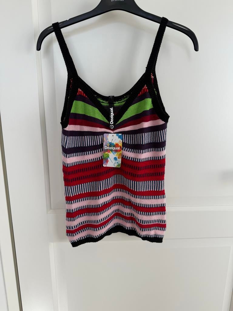 Desigual gestreepte top - Nieuw met kaartjes, Kleding | Dames, Tops, Maat 38/40 (M), Overige kleuren, Nieuw, Ophalen of Verzenden