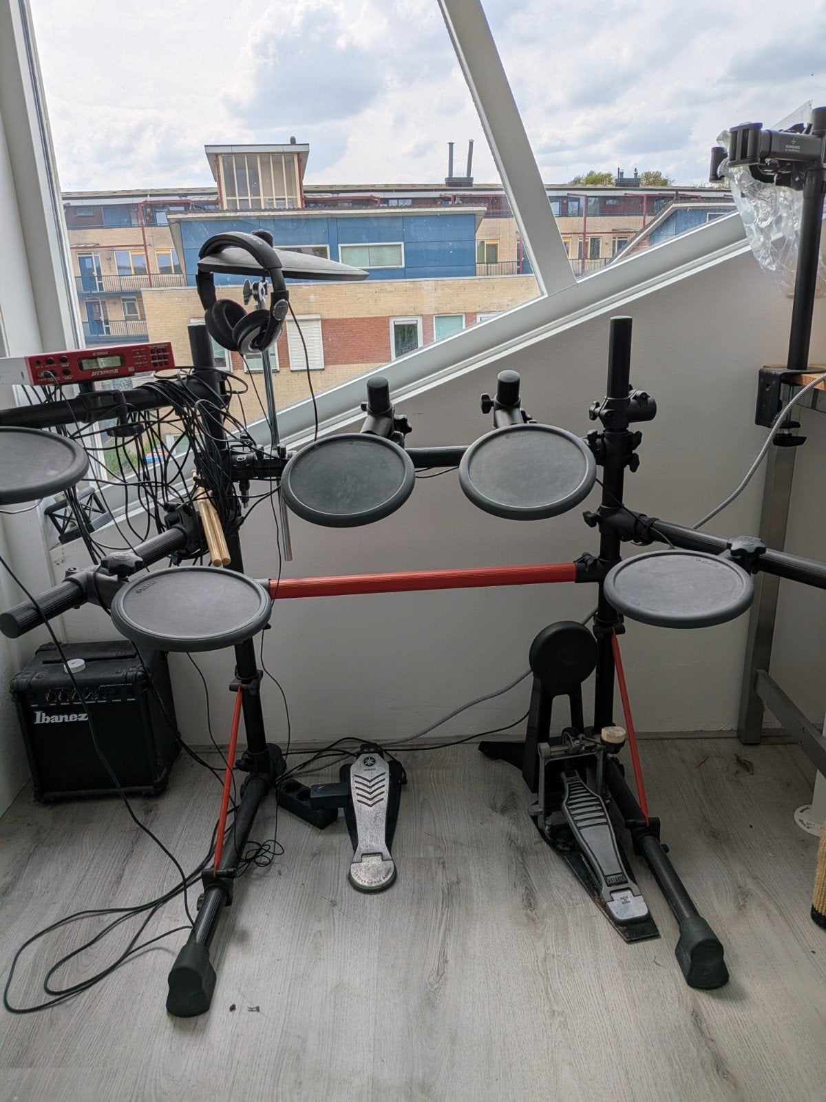 Yamaha DTXpress II Digitale Drumset (mist 1 cymbal), Muziek en Instrumenten, Drumstellen en Slagwerk, Ophalen, Gebruikt, Yamaha