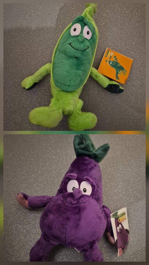 2 x goodness gang super foodz knuffel NIEUW, Kinderen en Baby's, Ophalen of Verzenden, Nieuw, Overige typen