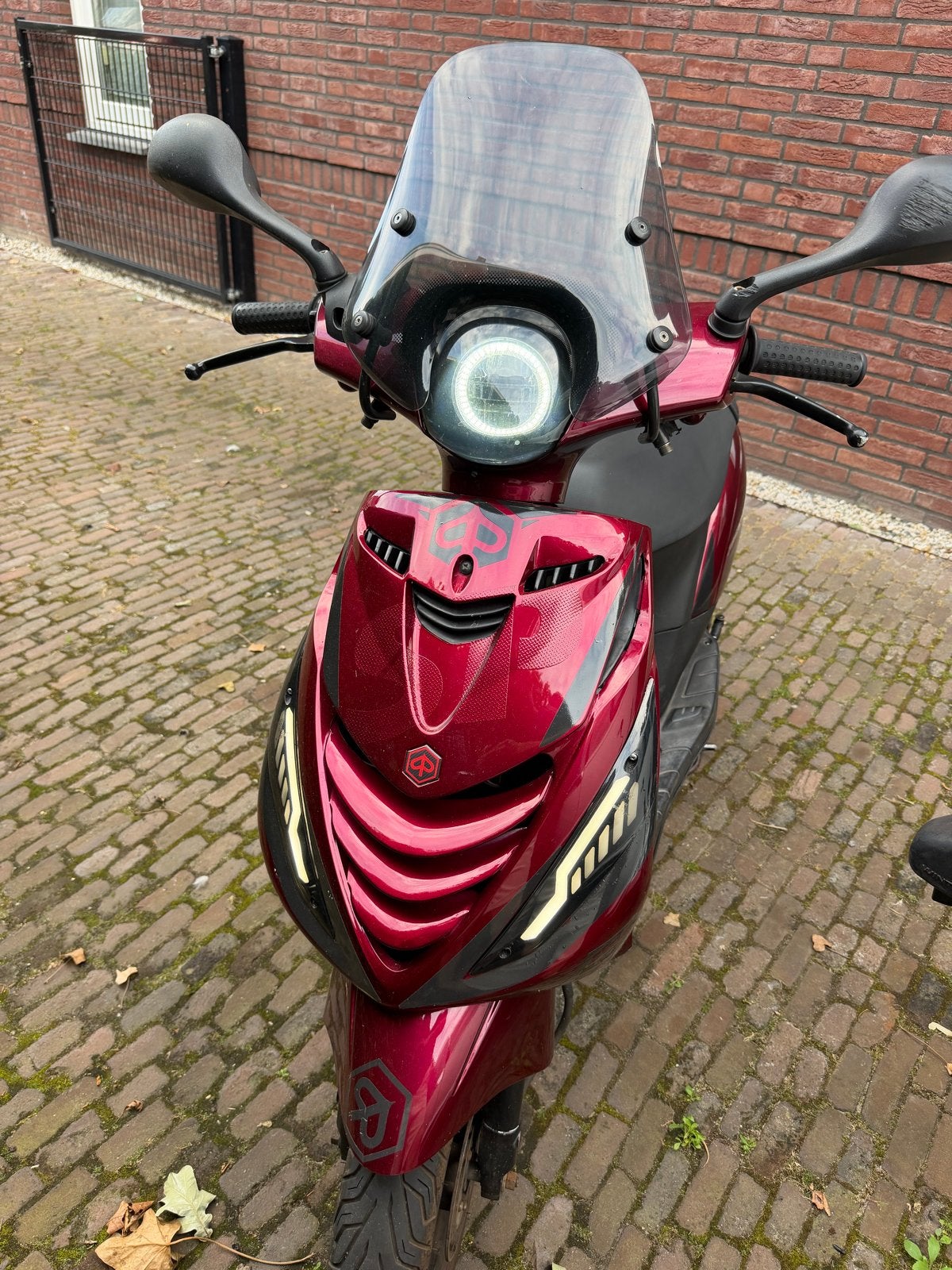 Kappenset Piaggio Zip origineel rood, Ophalen of Verzenden, Gebruikt, Kap, Piaggio