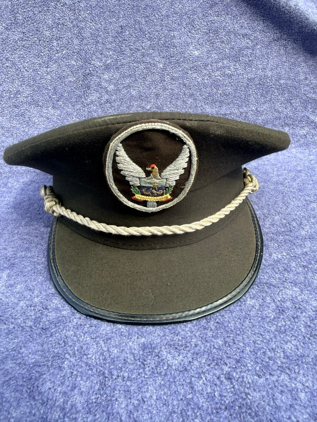 Politie Pet colombia met Geborduurd Embleem, Ophalen of Verzenden, Zo goed als nieuw, One size fits all, Pet