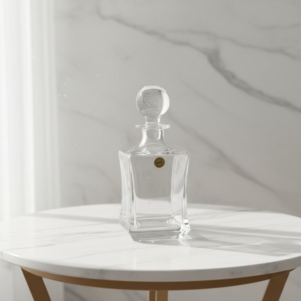 Vintage Roma Kristallen Whiskeykaraf – 24% Loodkristal, Antiek en Kunst, Antiek | Glas en Kristal, Ophalen of Verzenden