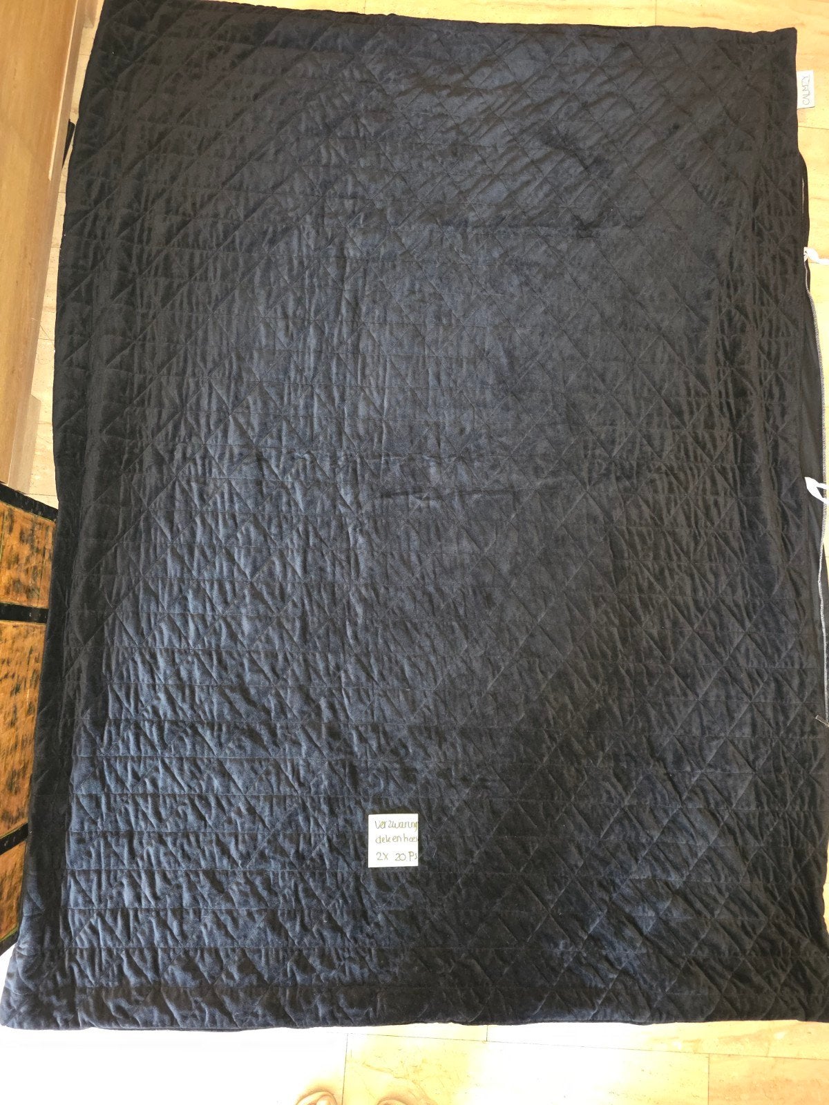 Verzwaringsdeken, Eenpersoons, Nieuw, Grijs, 140 cm