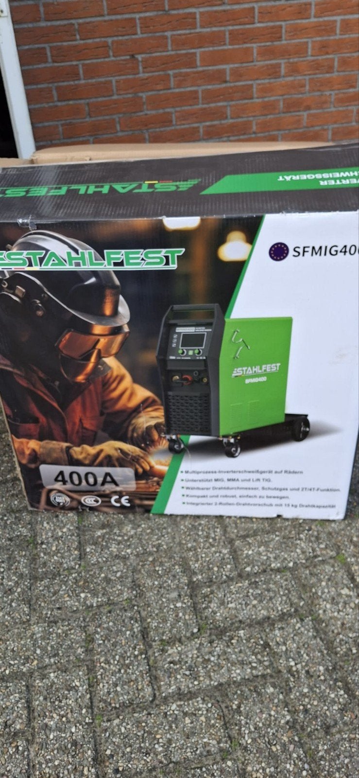 Stahlfest SFMIG400 Inverter Lasapparaat 400A MIG MMA, Ophalen, Nieuw