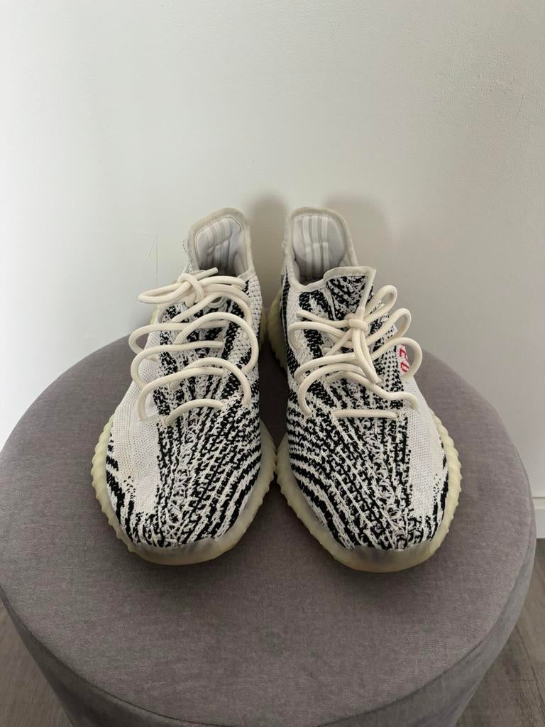 Yeezy Boost 350 V2 OG - US8.5-UK8-EU42, Kleding | Heren, Schoenen, Wit, Ophalen of Verzenden, Sneakers of Gympen, Zo goed als nieuw