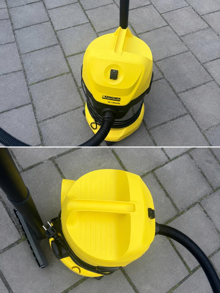 Kärcher WD 3 Premium Nat- en Droogzuiger 1000W, Ophalen, Inclusief accessoires, Kärcher, Zo goed als nieuw