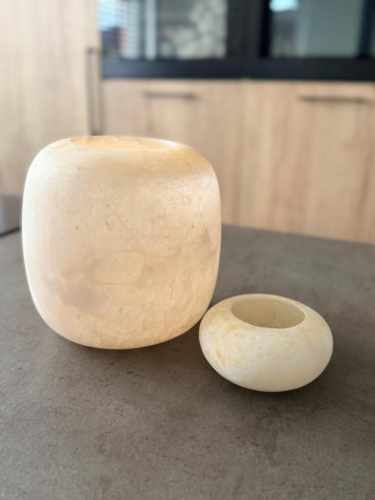 Alabaster XXL set, Overige materialen, Nieuw, Ophalen of Verzenden, Crème