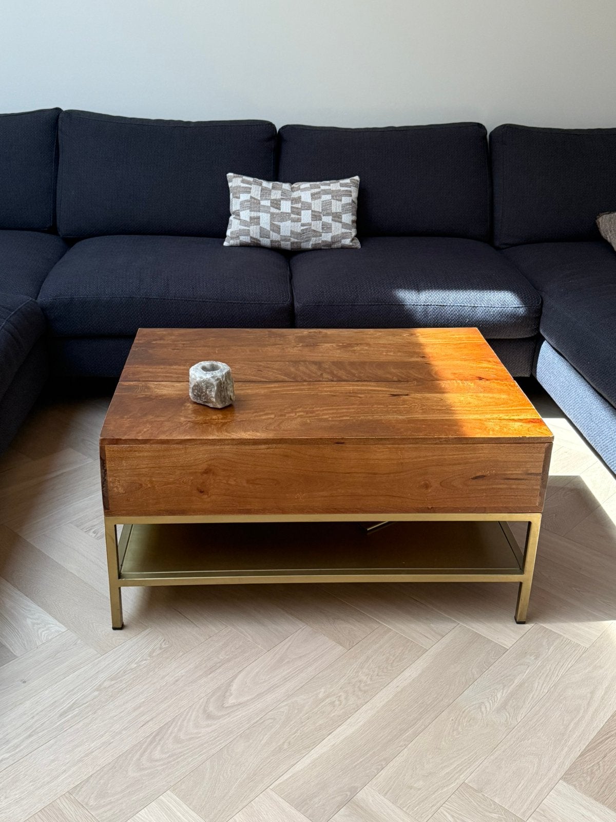 Made salontafel, Huis en Inrichting, Tafels | Salontafels, Ophalen, 100 tot 150 cm, 50 tot 100 cm, Zo goed als nieuw