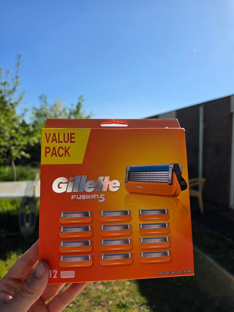 Gillette Fusion 5 mesjes 12 stuks, Ophalen of Verzenden, Nieuw, Overige typen