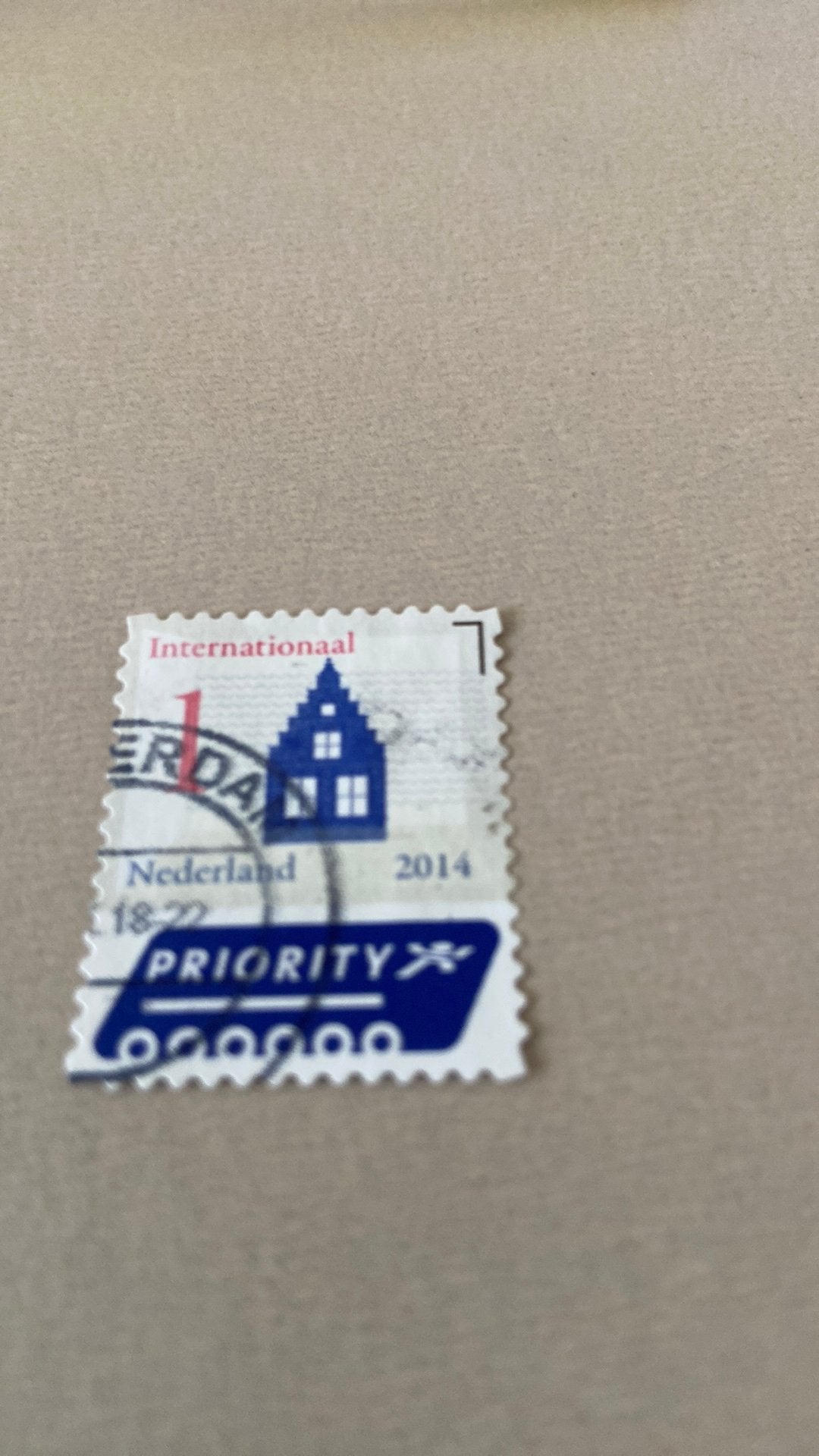 Nederland, Verzenden, Gestempeld