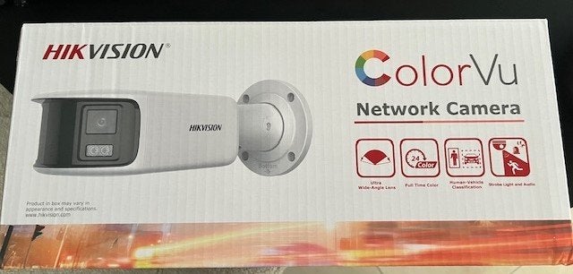 Hikvision 8MP Panoramische ColorVu IP Camera, Ophalen of Verzenden, Nieuw, Buitencamera