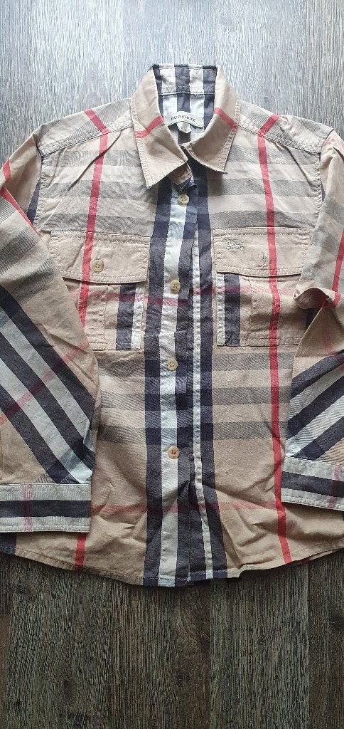 Burberry overhemd nieuw, Kinderen en Baby's, Overige typen, Nieuw, Ophalen of Verzenden, Jongen