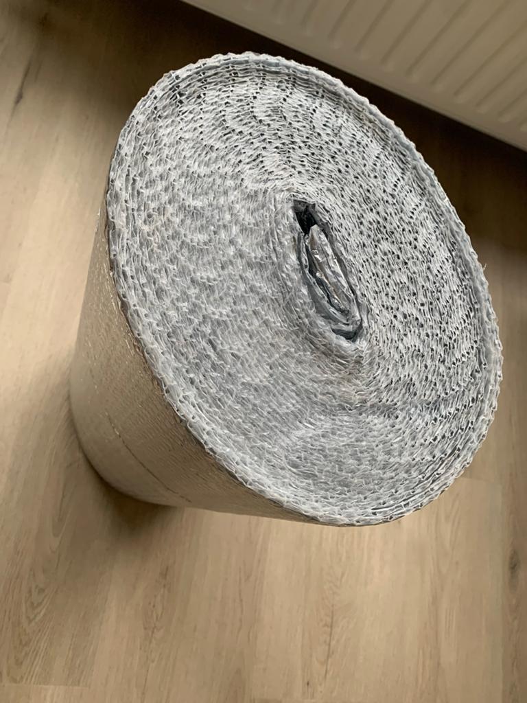 noppenfolie 2-zijdig - isolatie materiaal, Minder dan 4 cm, Overige materialen, Ophalen of Verzenden, Zo goed als nieuw