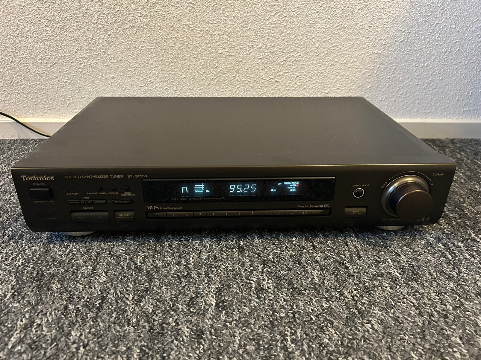 Technics Stereo Synthesizer Tuner ST-GT550, Ophalen of Verzenden, Zo goed als nieuw
