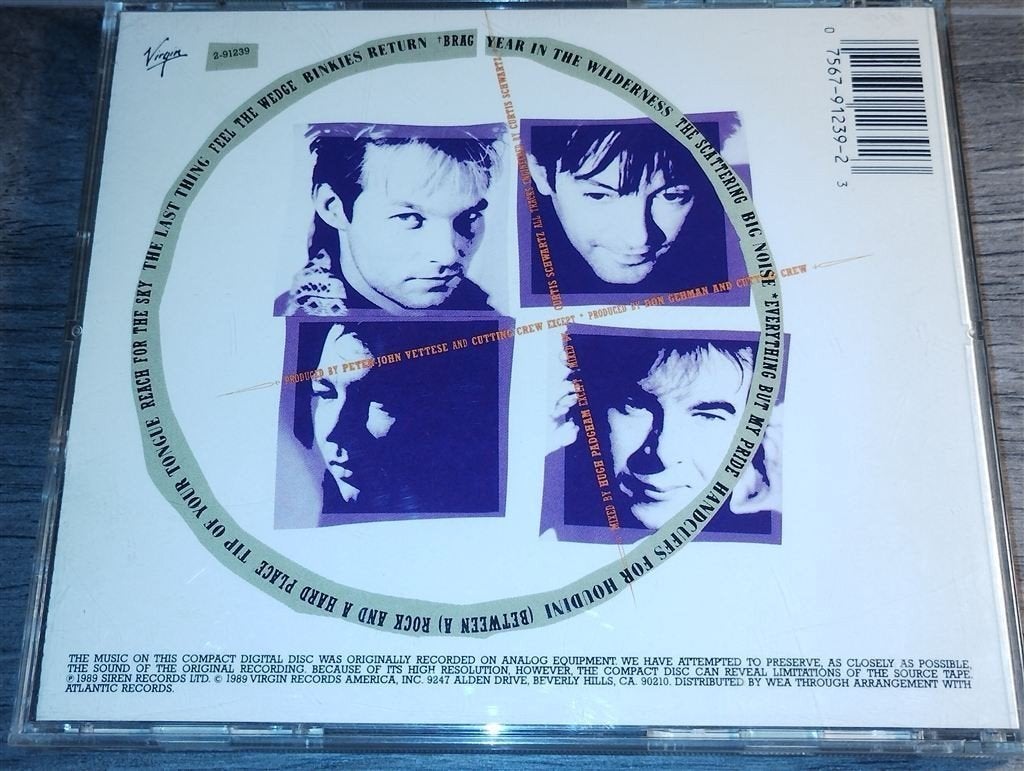 Cutting Crew - The Scattering [USA \'89], Cd's en Dvd's, Ophalen of Verzenden, Zo goed als nieuw, Import