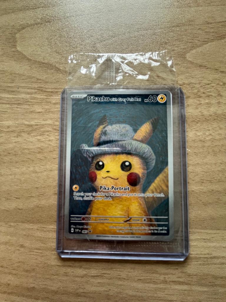 Pikachu with grey felt hat, Ophalen of Verzenden, Nieuw, Losse kaart