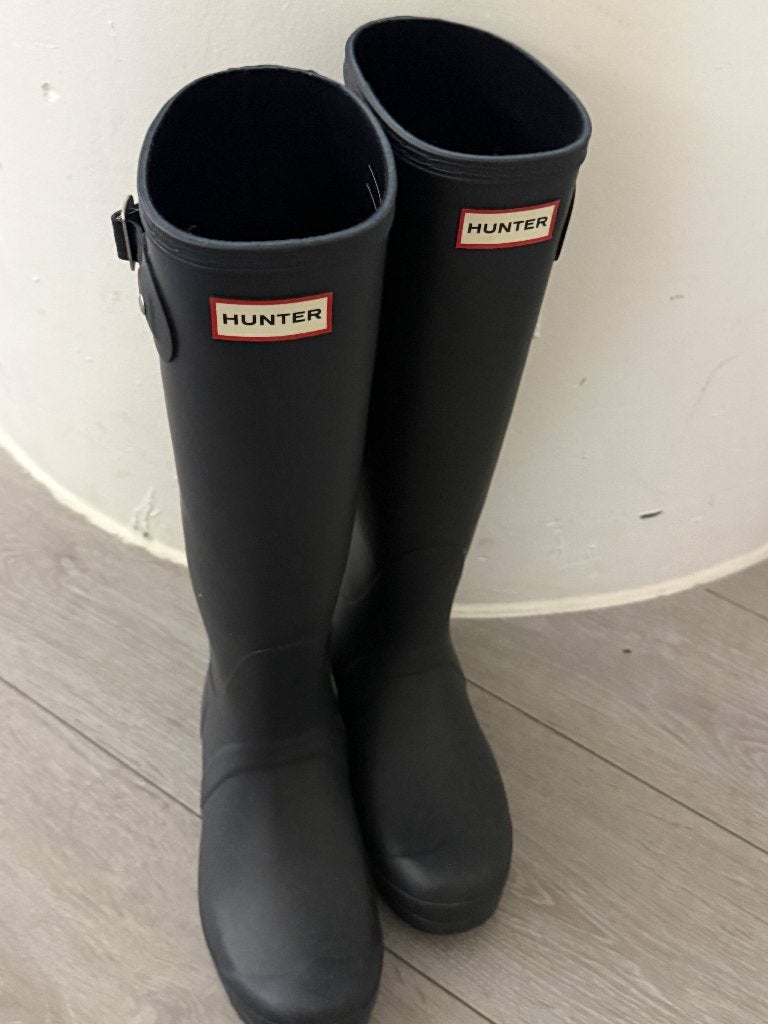 Hunter Rain Boots, Kleding | Dames, Schoenen, Hoge laarzen, Zwart, Ophalen of Verzenden, Hunter