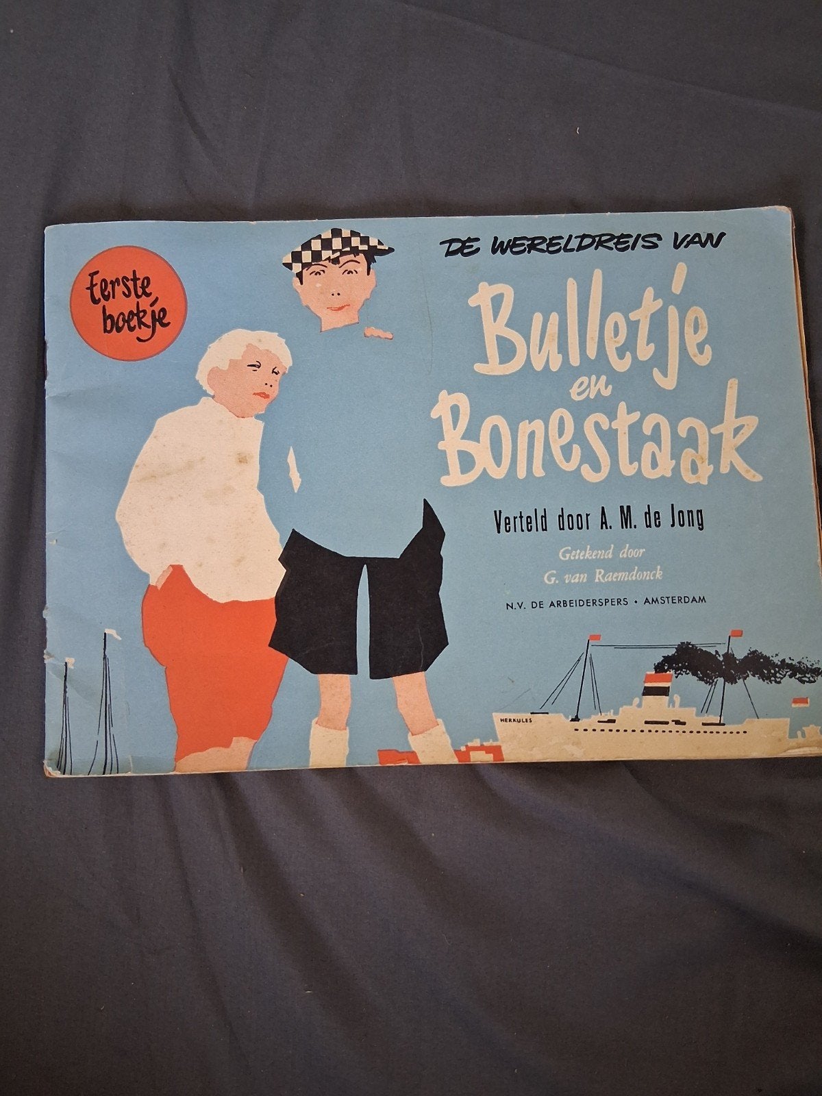 De Wereldreis van Bulletje en Bonestaak - Eerste boekje, Ophalen of Verzenden, Gelezen, A. M. de Jong, Fictie algemeen