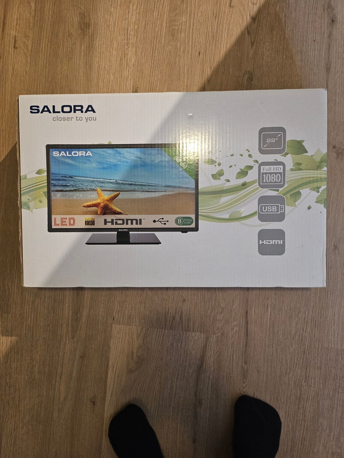 Salora LED2215FH tv,nieuw, Audio, Tv en Foto, Ophalen of Verzenden, Nieuw