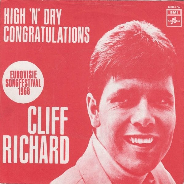 Cliff Richard - Congratulations (Single), Gebruikt, 7 inch, Pop, Overige typen