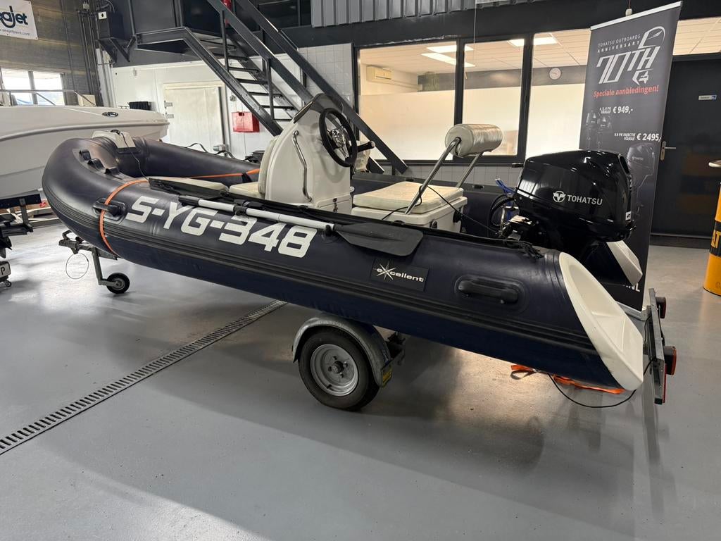 Rib te koop, Watersport en Boten, Ophalen, Gebruikt, 4 m, Info@exellentwatersport.nl
