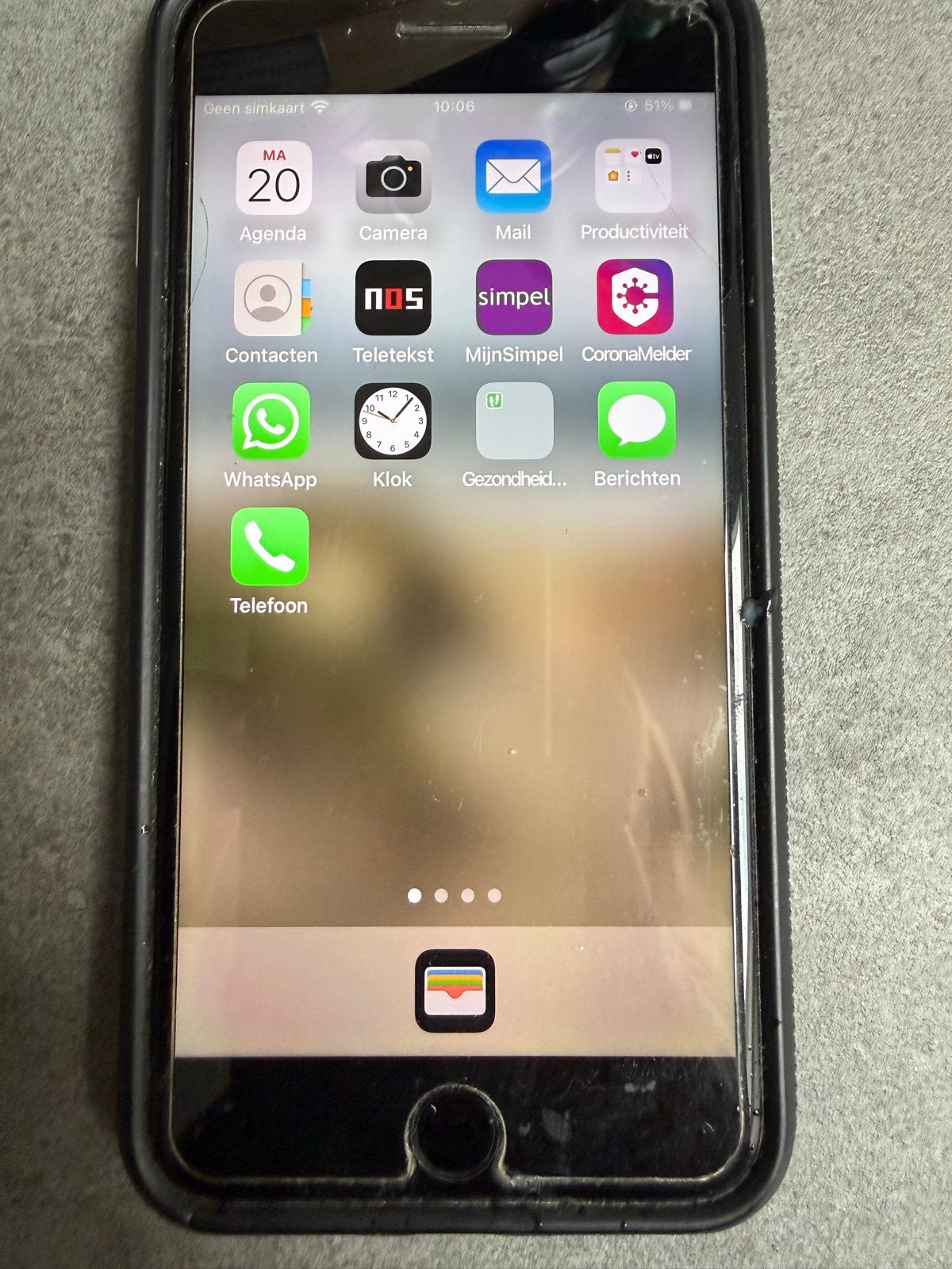 iPhone 8 plus 64 gb Zwart - Gebruikt, Ophalen, IPhone 8 Plus, Zwart, Zonder simlock