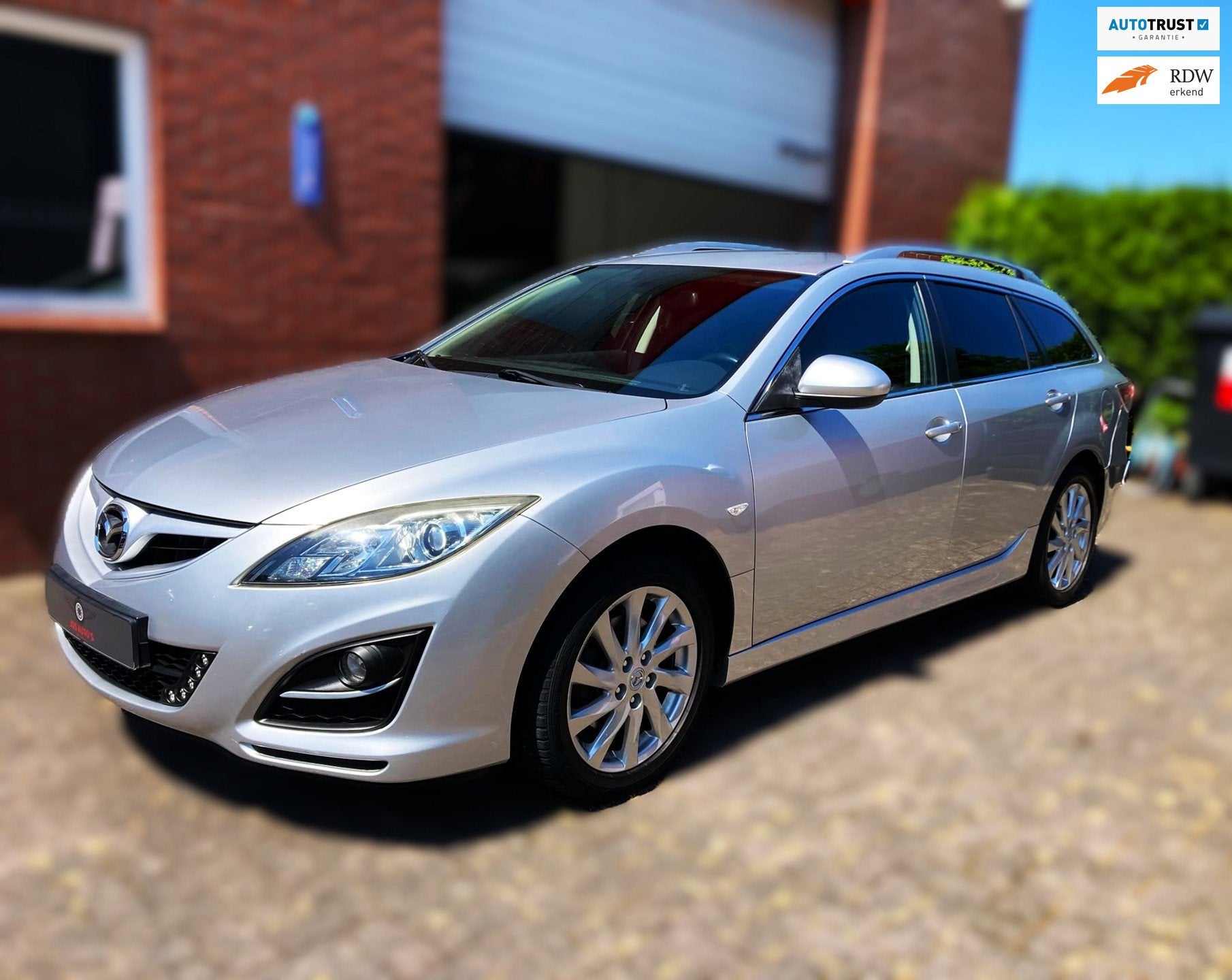 Mazda 6 Sportbreak 2.0 GT-M 155pk/LEER/LED/BOSE, Auto's, Voorwielaandrijving, Gebruikt, Zwart, 4 cilinders