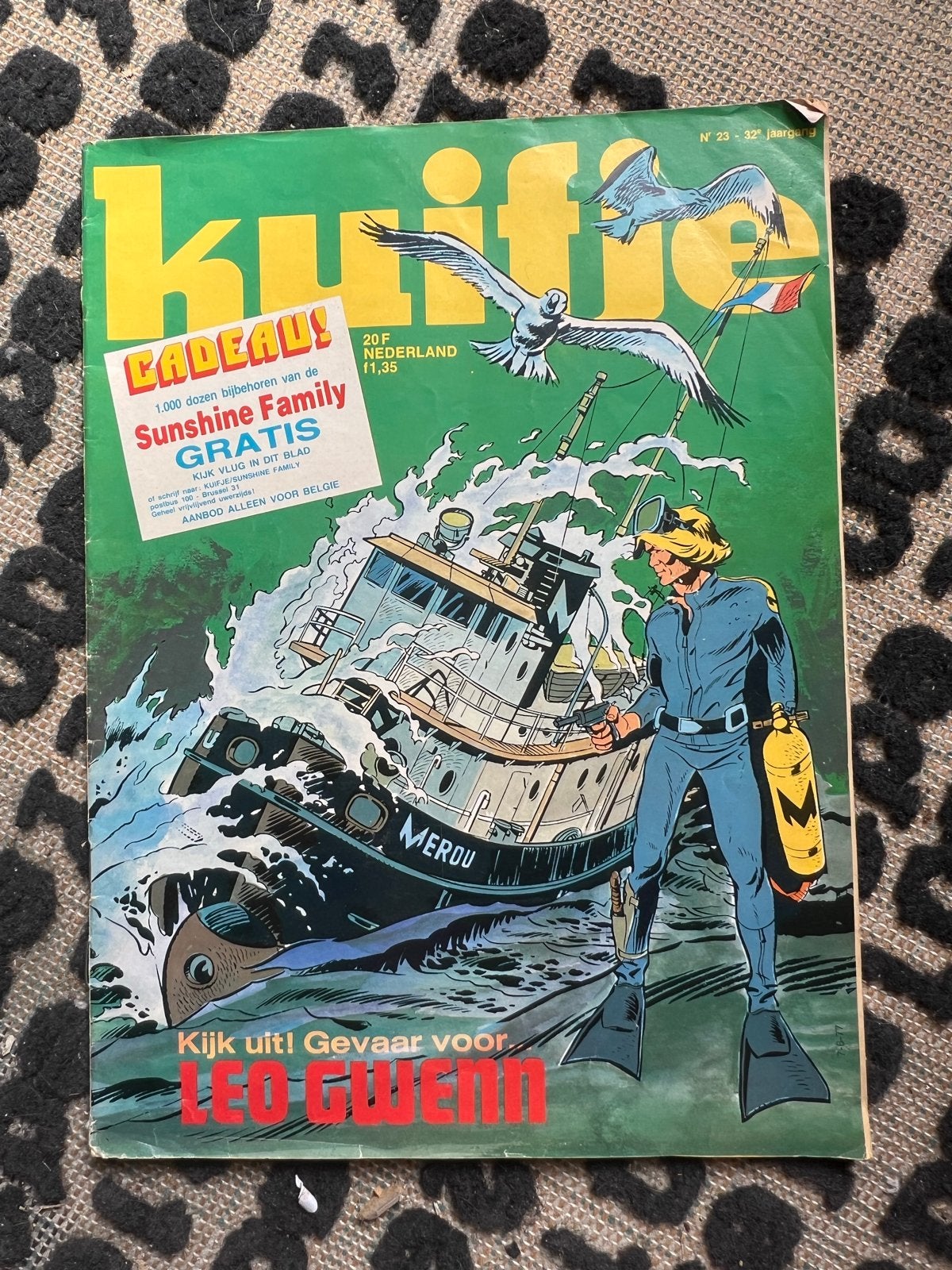 Kuifje Tijdschrift Nr. 23 - 12e Jaargang - Leo Gwenn, Boeken, Ophalen of Verzenden, Gelezen, Overige typen