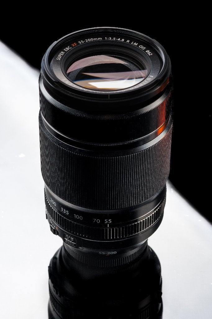Puntgave Fujifilm XF 55-200mm F/3.5-4.8 R LM OIS, Audio, Tv en Foto, Fotografie | Lenzen en Objectieven, Fujifilm, Zo goed als nieuw