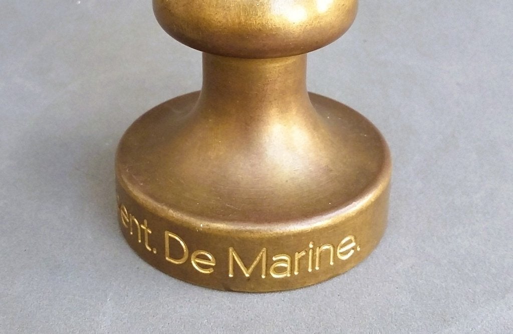 Presse Papier Paperweight Koninklijke Marine Vorm Bolder, Nvt., Ophalen of Verzenden, Nederland, Nvt.