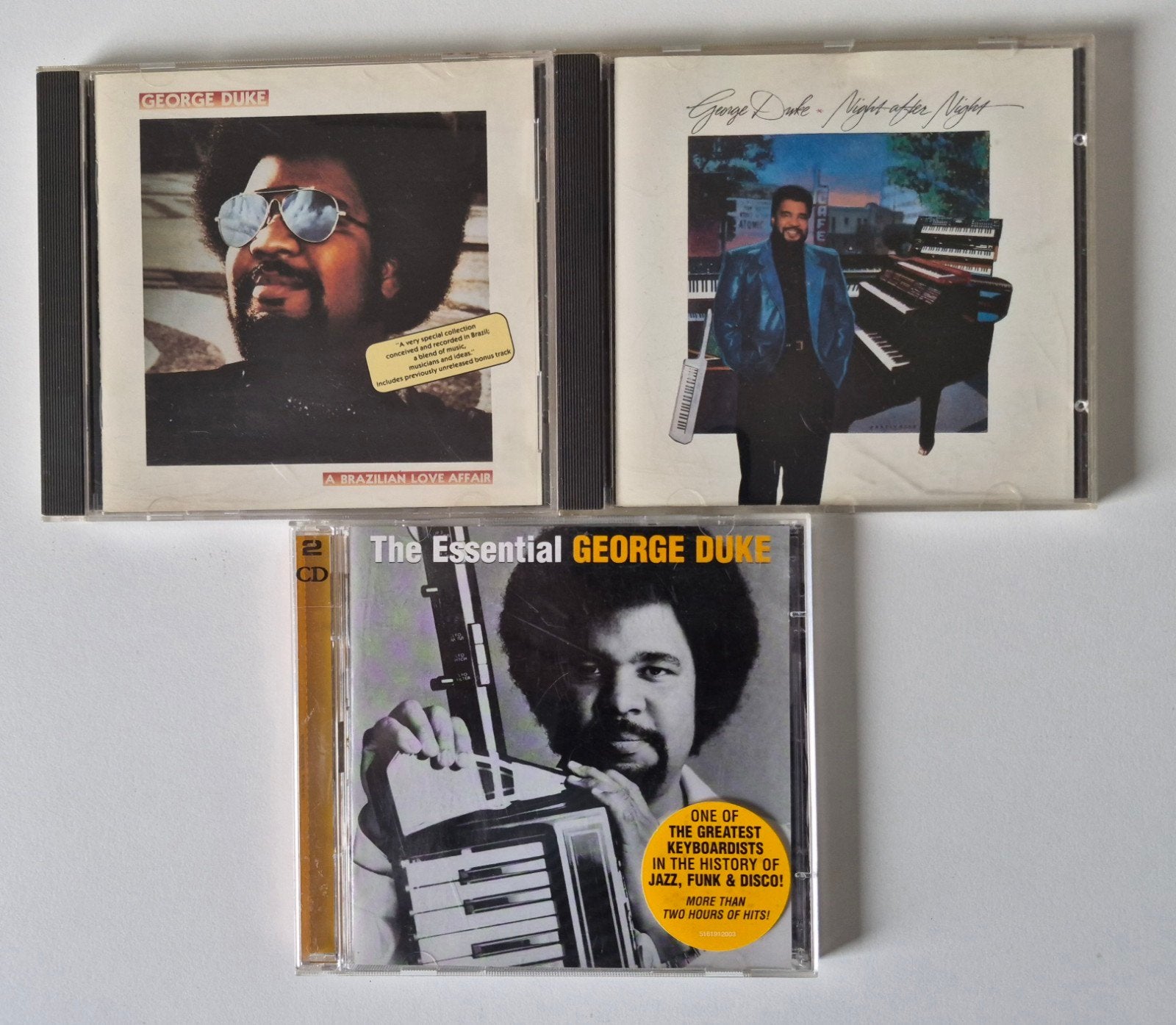 4 CD's, 3 Titels George Duke, Ophalen of Verzenden, Zo goed als nieuw