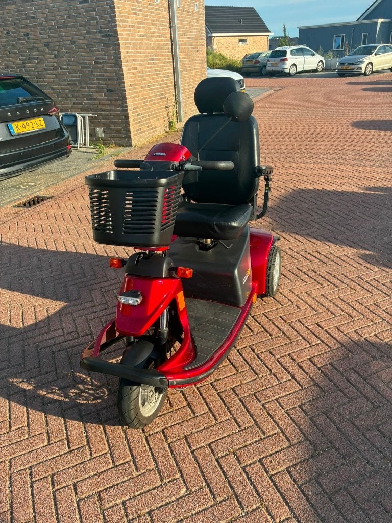 Pride Victory scootmobiel, rood, goede staat, Ophalen, 16 km/u of meer, 46 km of meer, Gebruikt