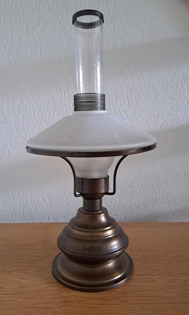 Olielamp met fitting, Antiek en Kunst, Antiek | Lampen, Ophalen