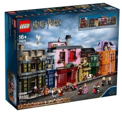 Te huur: Lego Diagon alley / de Wegisweg 75978, Gebruikt, Lego, Harry Potter, Inclusief instructies