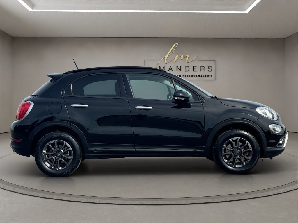 Fiat 500X 1.4 Turbo Cross 2017 ZWART | Automaat | Navigatie, Auto's, Fiat, 15 km/l, Gebruikt, 1295 kg, 4 cilinders