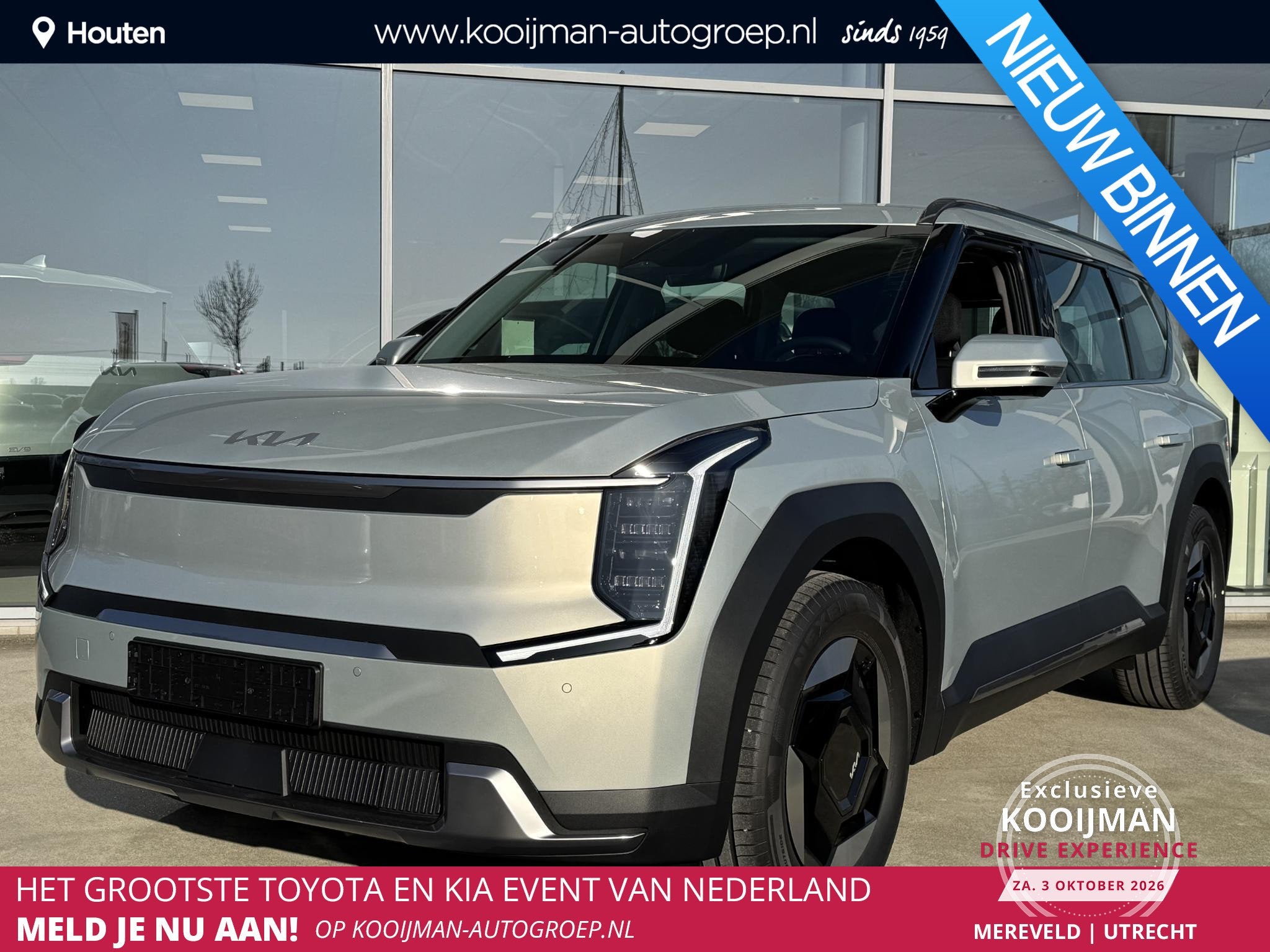 Kia EV9 First Edition 76.1 kWh Nu €2.000,- voordeel | Tijd