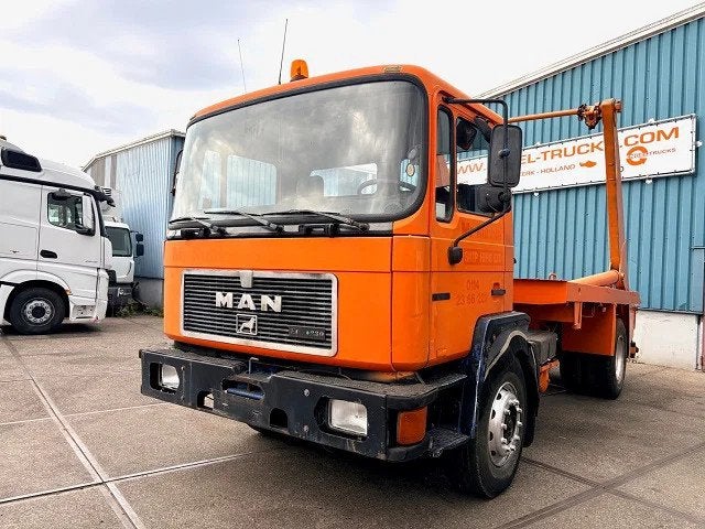 MAN 12.232 F90 (6-CILINDER) FULL STEEL SUSPENSION CHASSIS WI, Euro 2, Achterwielaandrijving, Overige kleuren, MAN