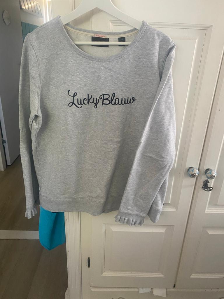 Scotch & Soda Lucky Blauw sweater, maat XL, Kleding | Dames, Ophalen of Verzenden, Zo goed als nieuw, Maat 46/48 (XL) of groter