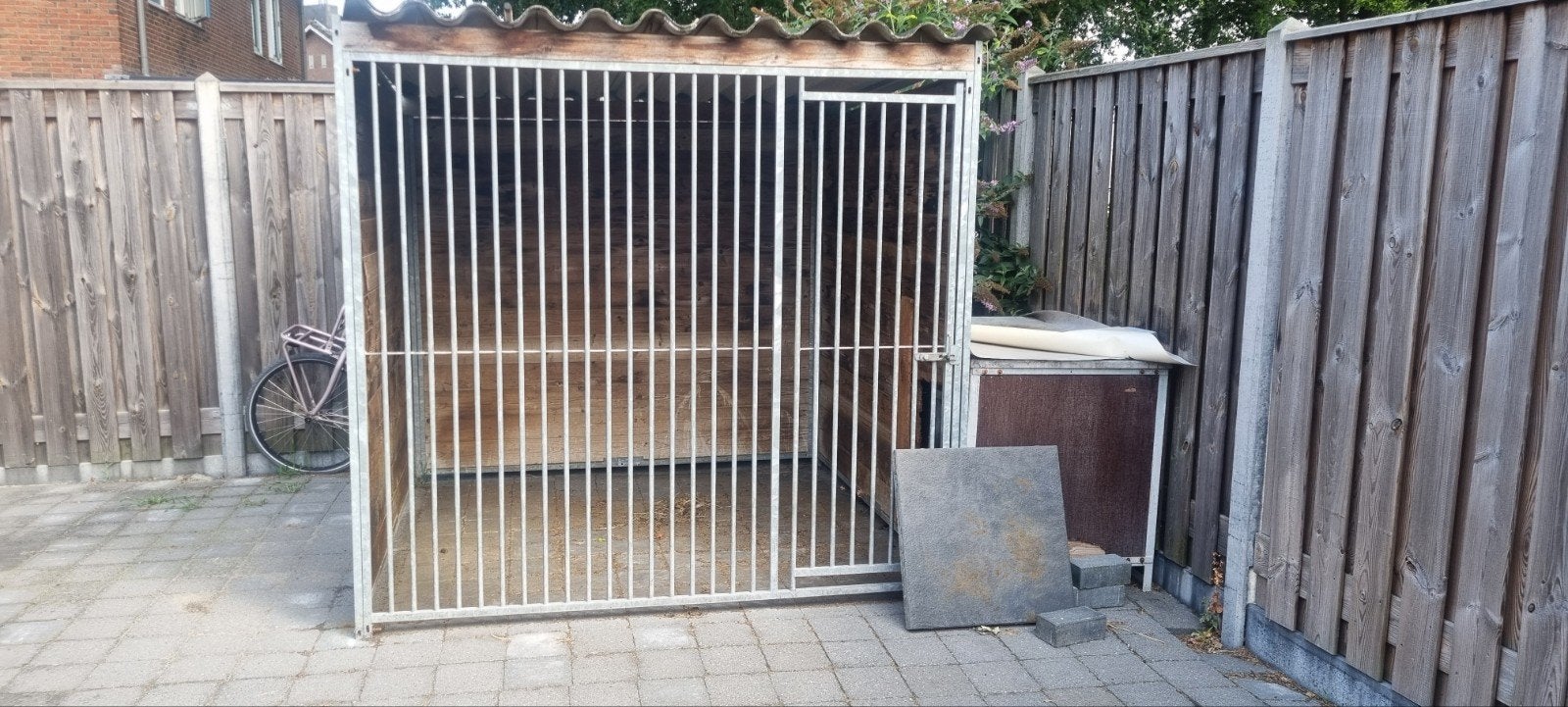 Hondenkennel + nachthok, Ophalen, 110 cm of meer, 100 cm of meer