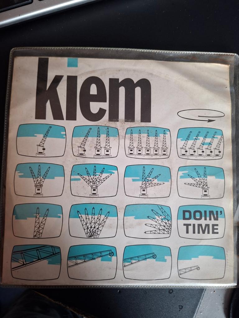 Kiem - Doin' Time Vinyl Single (1985, Industrial), Ophalen of Verzenden, Gebruikt